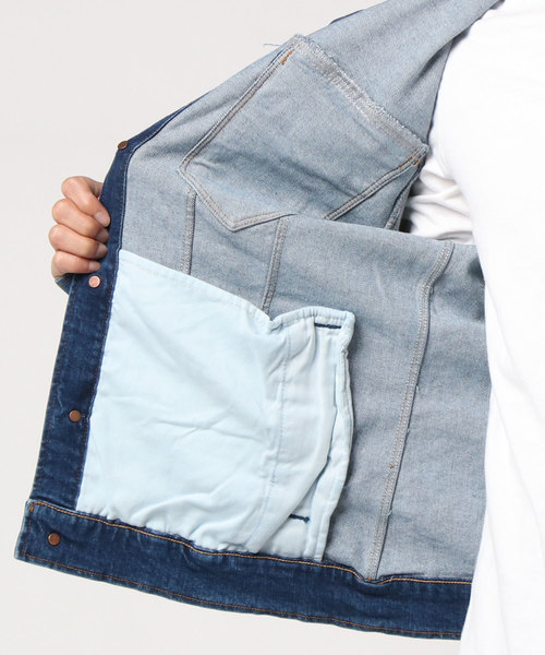G-STAR（ジースター）の「3301 SLIM JACKET/デニムジャケット（デニムジャケット・メンズ・インディゴブルー・SMALL/MEDIUM/LARGE/X-SMALL/X-LARGE）」の3枚目の写真