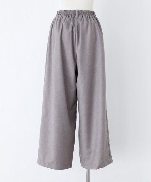 n'OrLABEL(ノアールレーベル)の「【セットアップ2点セット】『シフォンドッキングセットアップ』(パンツドレス・レディース・ライトグレー/ブラック・1/2)」の18枚目の写真