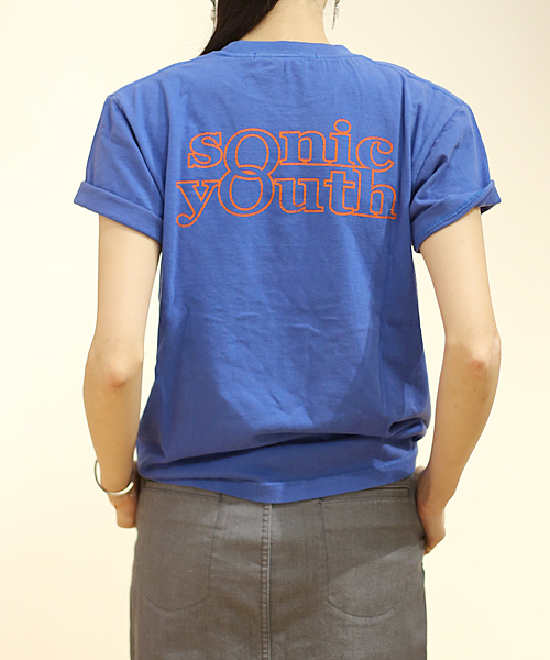 Gxw　Sonic Youth Tシャツ 青　ヴィンテージtシャツ 90〜00'sヴィンテージバンドtシャツSonic Youth Tシャツ 青