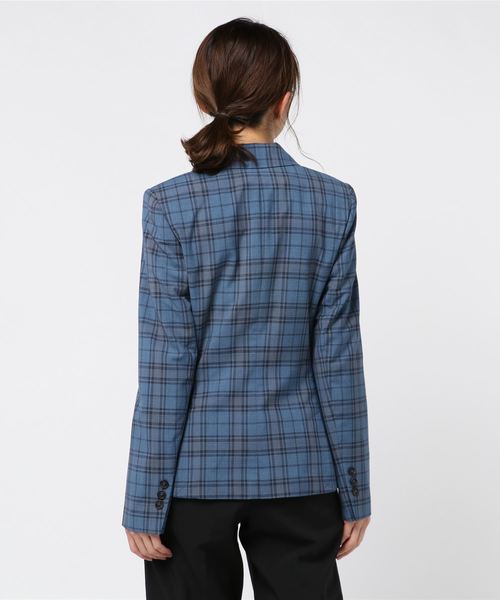 トップ】のRed Fleece ウール プラッド シングル3ボタンジャケット