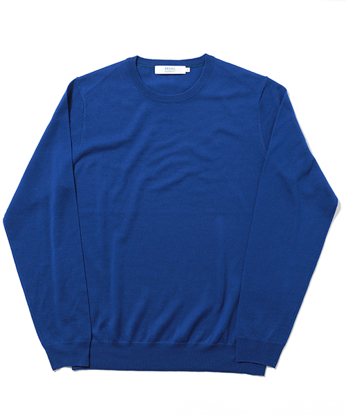 BEAMS LIGHTS Men's（ビームスライツ メンズ）の「BEAMS LIGHTS / ビエラヤーンクルーネックニット（ニット/セーター・メンズ・グリーン/レッド/ブルー/イエロー・LARGE/SMALL/MEDIUM/X-LARGE）」の3枚目の写真