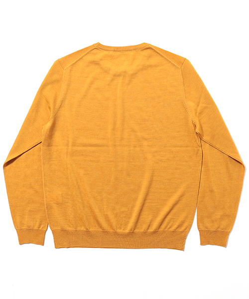 BEAMS LIGHTS Men's（ビームスライツ メンズ）の「BEAMS LIGHTS / ビエラヤーンクルーネックニット（ニット/セーター・メンズ・グリーン/レッド/ブルー/イエロー・LARGE/SMALL/MEDIUM/X-LARGE）」の5枚目の写真