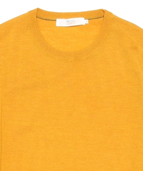 BEAMS LIGHTS Men's（ビームスライツ メンズ）の「BEAMS LIGHTS / ビエラヤーンクルーネックニット（ニット/セーター・メンズ・グリーン/レッド/ブルー/イエロー・LARGE/SMALL/MEDIUM/X-LARGE）」の10枚目の写真