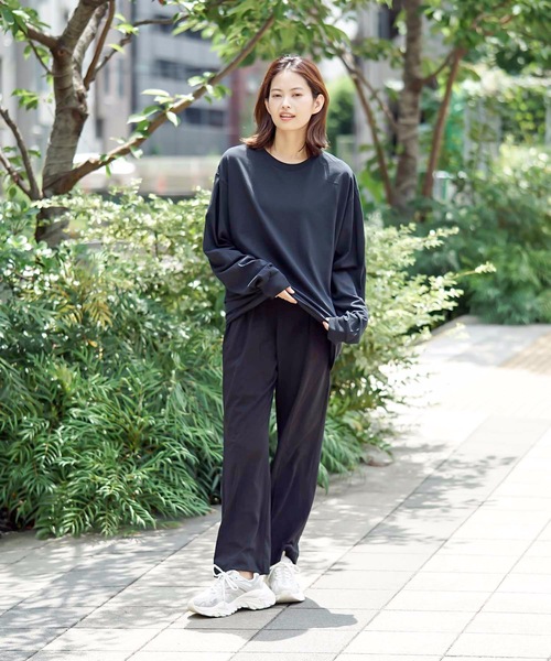 FRUIT OF THE LOOM(フルーツオブザルーム)の「【Fruit of the Loom/フルーツオブザルーム】ロンT 無地 ユニセックス クルーネック(Tシャツ/カットソー・メンズ・ホワイト/ブラック・SMALL/MEDIUM/LARGE/X-LARGE)」の14枚目の写真