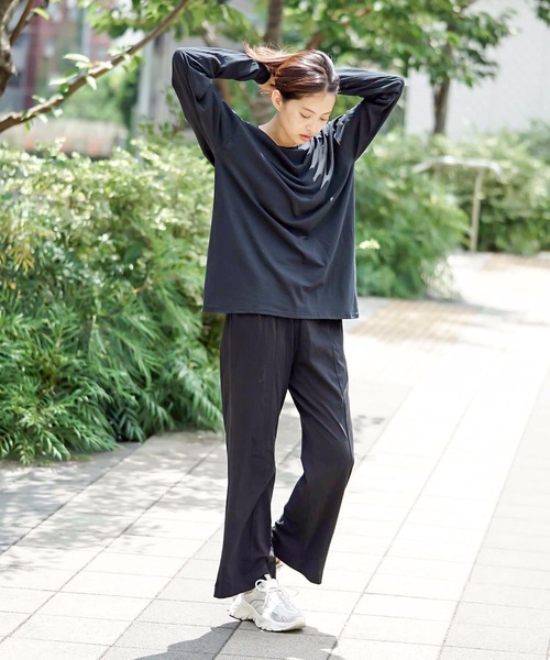 FRUIT OF THE LOOM(フルーツオブザルーム)の「【Fruit of the Loom/フルーツオブザルーム】ロンT 無地 ユニセックス クルーネック(Tシャツ/カットソー・メンズ・ホワイト/ブラック・SMALL/MEDIUM/LARGE/X-LARGE)」の15枚目の写真