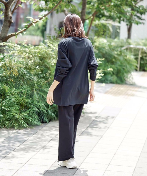 FRUIT OF THE LOOM(フルーツオブザルーム)の「【Fruit of the Loom/フルーツオブザルーム】ロンT 無地 ユニセックス クルーネック(Tシャツ/カットソー・メンズ・ホワイト/ブラック・SMALL/MEDIUM/LARGE/X-LARGE)」の16枚目の写真