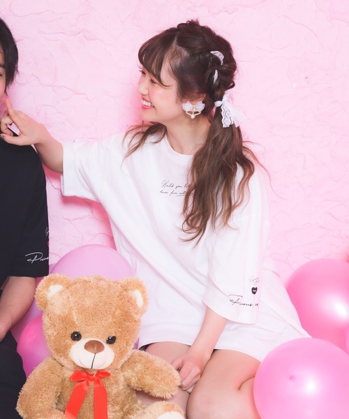 ROJITA（ロジータ）の「長南舞コラボTシャツ（Tシャツ/カットソー・レディース・ブラック/ホワイト・FREE）」の7枚目の写真