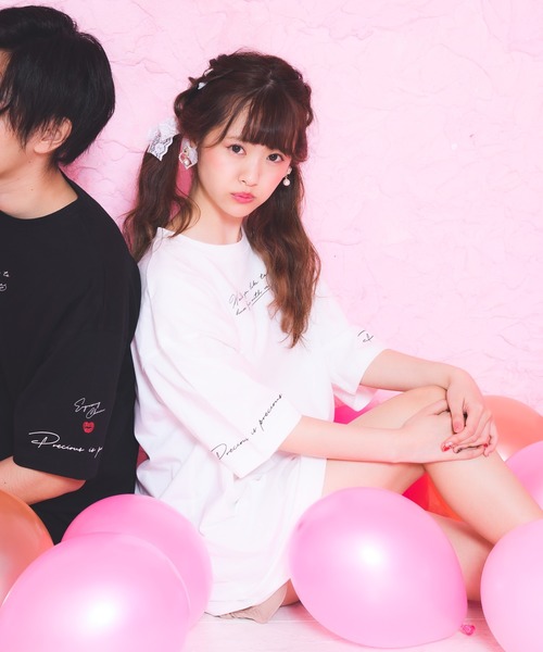 ROJITA（ロジータ）の「長南舞コラボTシャツ（Tシャツ/カットソー・レディース・ブラック/ホワイト・FREE）」の11枚目の写真