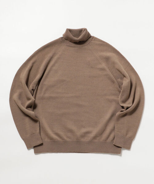 BATONER ラグラン タートルネックニット