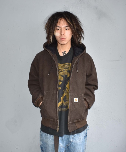 Carhartt（カーハート）の「【ヴィンテージ古着】Carhartt/カーハート ダック地 アクティブパーカー（ブルゾン・メンズ・ブラウン・MEDIUM）」の5枚目の写真