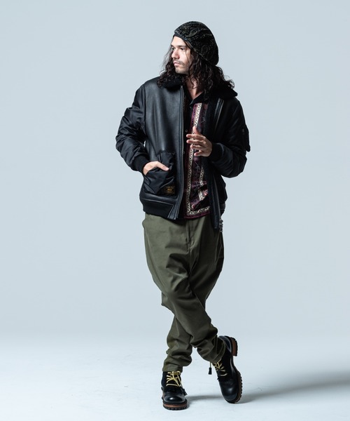 グラム　glamb   ムートン コート　バックラッシュ glamb（グラム）の「glamb グラム / Mouton bomber JKT ムートン
