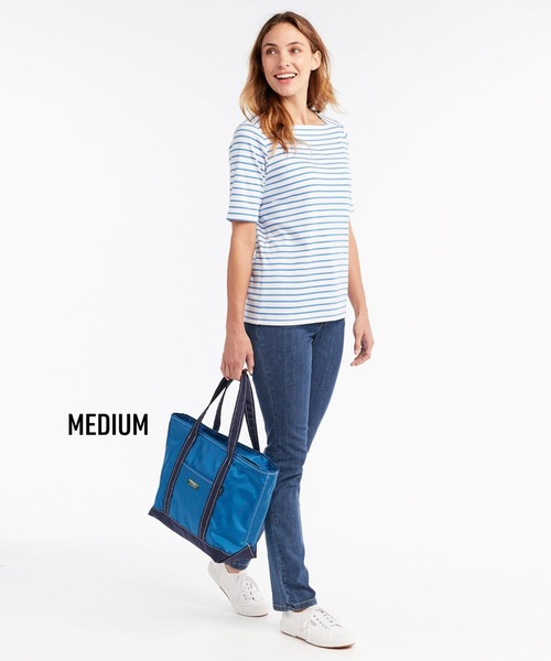 L.L.Bean（エルエルビーン）の「エブリデイ・ライトウェイト・トート ミディアム（トートバッグ・レディース・ダークグレー/ブルーグリーン/ロイヤルブルー/パープル/グリーン系その他/バーガンディー/ブラック系その他/ブラウン系その他/オリーブ/グリーン系/ライラック/ブルー系その他/ダークネイビー・ONE SIZE）」の22枚目の写真