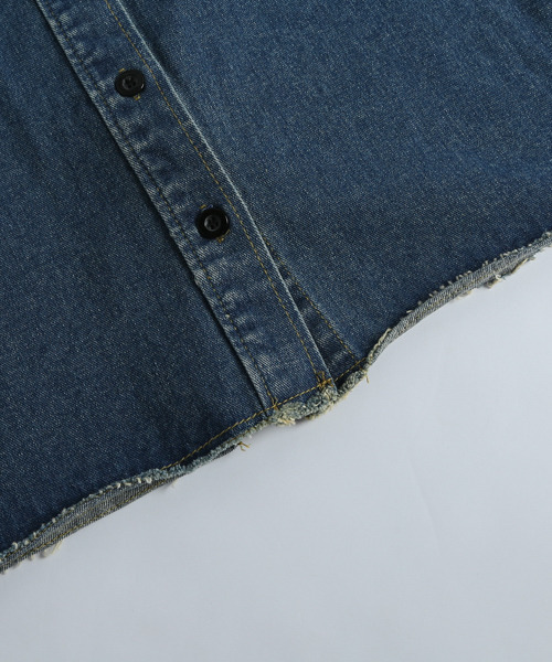 La-gemme（ラジェム）の「フロントボタンジャンパースカート（ジャンパースカート・レディース・ブラウン/インディゴブルー/アイボリー/ブラック・S/M/L）」の10枚目の写真