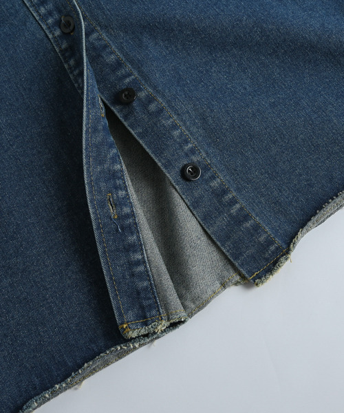 La-gemme（ラジェム）の「フロントボタンジャンパースカート（ジャンパースカート・レディース・ブラウン/インディゴブルー/アイボリー/ブラック・S/M/L）」の12枚目の写真