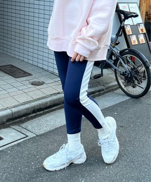 FILA（フィラ）の「【FILA / フィラ】レディース 裏起毛 ロングパンツ レギンス インナー フィットネス  ジム ヨガ アウトドア ラインパンツ ラインロゴ（スウェットパンツ）」