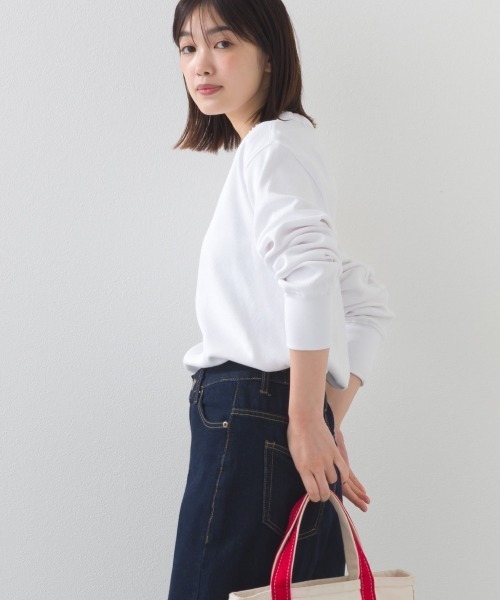 OMNES（オムネス）の「ユニセックス ハニカムストレッチプルオーバーTシャツ（Tシャツ/カットソー・メンズ・ホワイト/ブラック/ベージュ/ブルーグレー/ラベンダー/ブラウン/ライトグレー/アイボリー/ネイビー・SMALL/MEDIUM/LARGE/X-LARGE）」の12枚目の写真