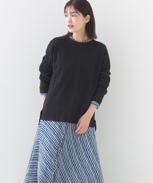 OMNES（オムネス）の「ユニセックス ハニカムストレッチプルオーバーTシャツ（Tシャツ/カットソー・メンズ・ホワイト/ブラック/ベージュ/ブルーグレー/ラベンダー/ブラウン/ライトグレー/アイボリー/ネイビー・SMALL/MEDIUM/LARGE/X-LARGE）」の22枚目の写真