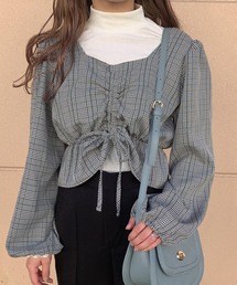 WEGO | WEGO/シャーリングパフスリーブブラウス(シャツ/ブラウス)