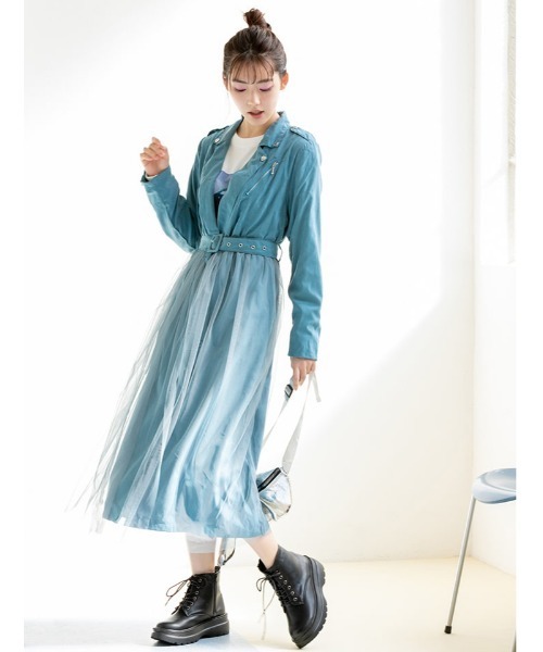 チュールドッキングジャケットデザインワンピース ワンピース Fifth フィフス のファッション通販 Zozotown