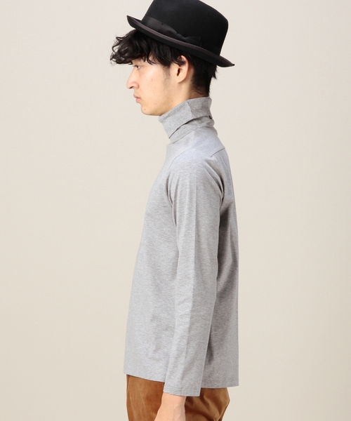 BEAUTY&YOUTH UNITED ARROWS（ビューティーアンドユースユナイテッドアローズ）の「BY クリア コットン タートルネック ◆（Tシャツ/カットソー・メンズ・ホワイト/グレー・X-LARGE/LARGE/MEDIUM/SMALL）」の8枚目の写真