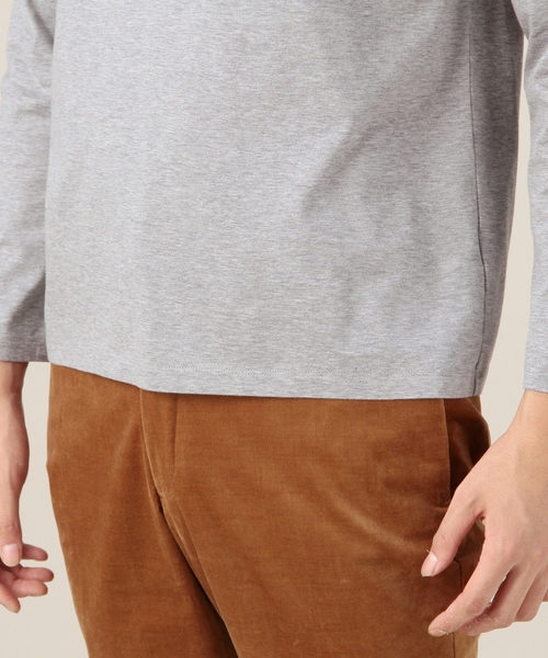 BEAUTY&YOUTH UNITED ARROWS（ビューティーアンドユースユナイテッドアローズ）の「BY クリア コットン タートルネック ◆（Tシャツ/カットソー・メンズ・ホワイト/グレー・X-LARGE/LARGE/MEDIUM/SMALL）」の3枚目の写真