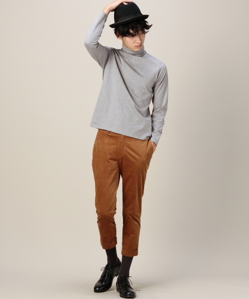 BEAUTY&YOUTH UNITED ARROWS（ビューティーアンドユースユナイテッドアローズ）の「BY クリア コットン タートルネック ◆（Tシャツ/カットソー・メンズ・ホワイト/グレー・X-LARGE/LARGE/MEDIUM/SMALL）」の6枚目の写真