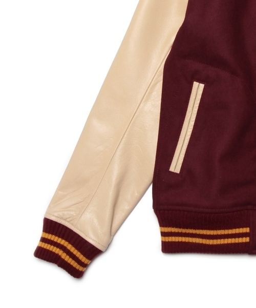 BEAMS（ビームス）の「BEAMS / スタジアム ジャンパー 14FW（スタジャン・メンズ・グレー/ブラック/ワイン/ネイビー・LARGE/SMALL/MEDIUM/X-LARGE）」の22枚目の写真