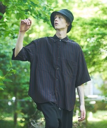 DOOPZ | DOOPZ Wrinkle air stripe shirt リンクルエアストライプシャツ(シャツ/ブラウス)