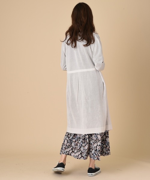 INTERPLANET（インタープラネット）の「ペイズリーパネル切替ロングスカート（スカート・レディース・ネイビー/カーキ・FREE）」の8枚目の写真