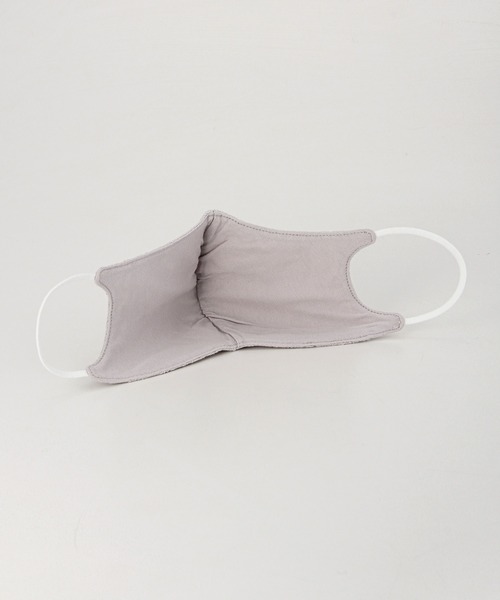 Honeys（ハニーズ）の「洗えるエコマスク2枚組(花柄綿レース・カラー