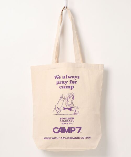 CAMP7(キャンプセブン)の「CAMP7 organic CANVAS TOTE/オーガニックコットン使用(トートバッグ・メンズ・ブラック/オレンジ/パープル・FREE)」の10枚目の写真