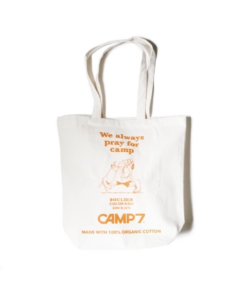 CAMP7(キャンプセブン)の「CAMP7 organic CANVAS TOTE/オーガニックコットン使用(トートバッグ・メンズ・ブラック/オレンジ/パープル・FREE)」の9枚目の写真