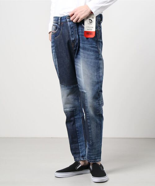 DIESEL（ディーゼル）の「DIESEL SS21 メンズ デニムパンツ キャロット（デニムパンツ・メンズ・インディゴブルー・32inch/30inch/28inch/34inch/36inch/31inch/29inch/26inch/27inch/33inch）」の9枚目の写真