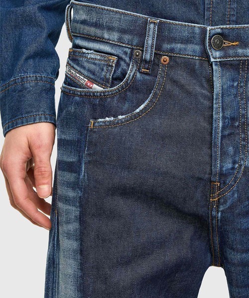 DIESEL（ディーゼル）の「DIESEL SS21 メンズ デニムパンツ キャロット（デニムパンツ・メンズ・インディゴブルー・32inch/30inch/28inch/34inch/36inch/31inch/29inch/26inch/27inch/33inch）」の5枚目の写真