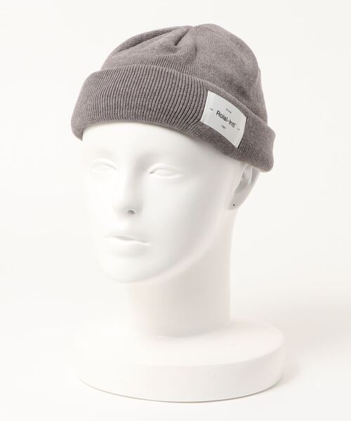 roial(ロイアル)の「BEANIE/ROIAL ロイアル 帽子 ニットキャップ ビーニー(ニットキャップ/ビーニー・メンズ・ブラック/ヘザーグレー/アイボリー・FREE)」の3枚目の写真