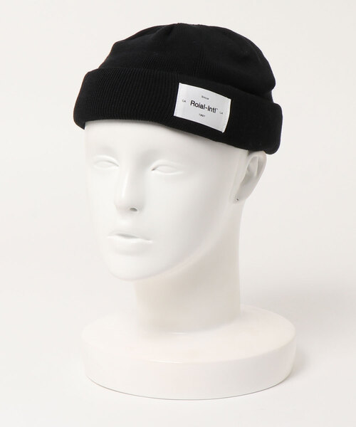 roial(ロイアル)の「BEANIE/ROIAL ロイアル 帽子 ニットキャップ ビーニー(ニットキャップ/ビーニー・メンズ・ブラック/ヘザーグレー/アイボリー・FREE)」の2枚目の写真