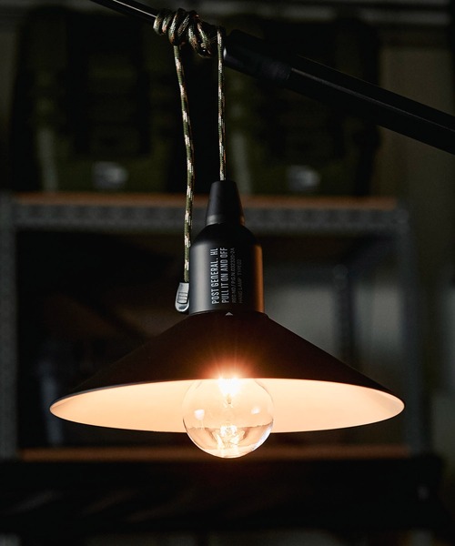 POST GENERAL（ポストジェネラル）の「POSTGENERAL HANG LAMP TYPE2 (ポストジェネラル )（アウトドアグッズ・メンズ・オリーブドラブ/ブラック/ホワイト/サンドベージュ・FREE）」の3枚目の写真