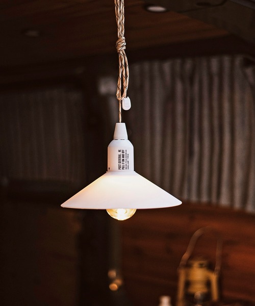 POST GENERAL（ポストジェネラル）の「POSTGENERAL HANG LAMP TYPE2 (ポストジェネラル )（アウトドアグッズ・メンズ・オリーブドラブ/ブラック/ホワイト/サンドベージュ・FREE）」の20枚目の写真