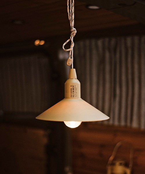 POST GENERAL（ポストジェネラル）の「POSTGENERAL HANG LAMP TYPE2 (ポストジェネラル )（アウトドアグッズ・メンズ・オリーブドラブ/ブラック/ホワイト/サンドベージュ・FREE）」の18枚目の写真