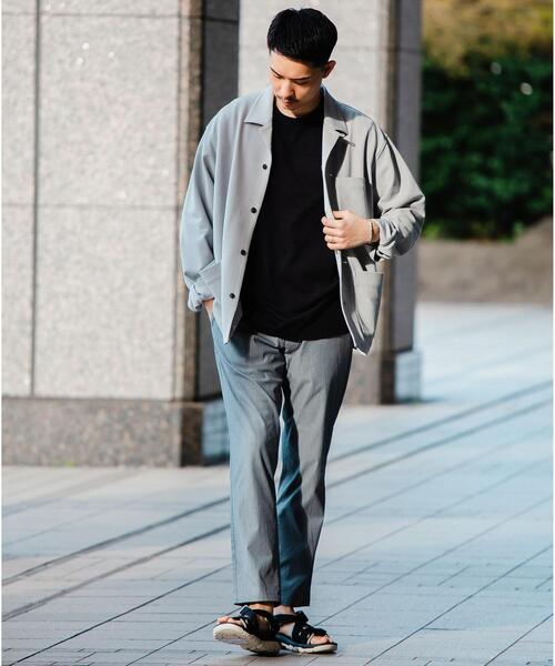 green label relaxing（グリーンレーベルリラクシング）の「CM ミラノリブ カット ジャケット（カーディガン/ボレロ・メンズ・ダークグリーン/ライトグレー/ネイビー・LARGE/X-LARGE/MEDIUM/SMALL）」の4枚目の写真