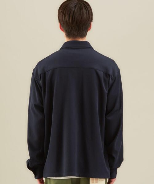 green label relaxing（グリーンレーベルリラクシング）の「CM ミラノリブ カット ジャケット（カーディガン/ボレロ・メンズ・ダークグリーン/ライトグレー/ネイビー・LARGE/X-LARGE/MEDIUM/SMALL）」の9枚目の写真