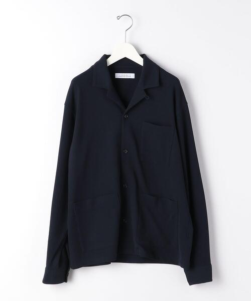 green label relaxing（グリーンレーベルリラクシング）の「CM ミラノリブ カット ジャケット（カーディガン/ボレロ・メンズ・ダークグリーン/ライトグレー/ネイビー・LARGE/X-LARGE/MEDIUM/SMALL）」の13枚目の写真