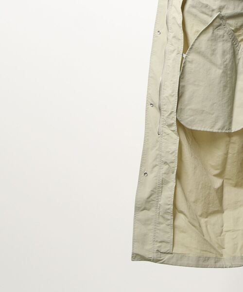 Samansa Mos2 blue（サマンサモスモスブルー）の「ビッグモッズコート（モッズコート・レディース・ベージュ/ミント/ライトベージュ・ﾌﾘ-）」の6枚目の写真