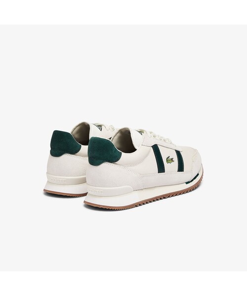 LACOSTE（ラコステ）の「メンズ PARTNER RETRO 0721 1（スニーカー・メンズ・オフホワイト/ホワイト×グリーン・26.5cm/28.0cm/27.0cm/28.5cm/25.5cm/25.0cm/26.0cm）」の4枚目の写真