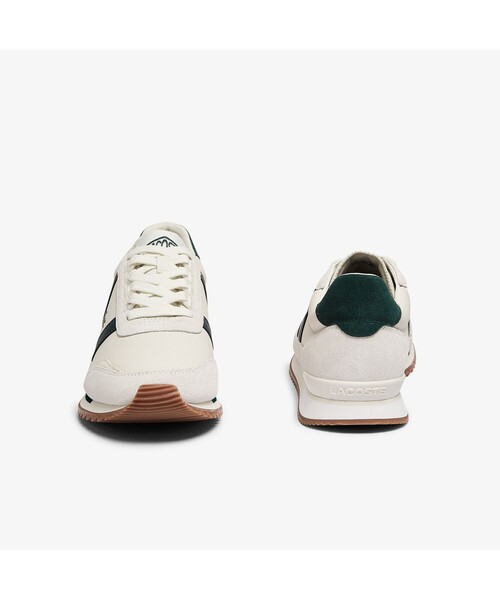 LACOSTE（ラコステ）の「メンズ PARTNER RETRO 0721 1（スニーカー・メンズ・オフホワイト/ホワイト×グリーン・26.5cm/28.0cm/27.0cm/28.5cm/25.5cm/25.0cm/26.0cm）」の6枚目の写真