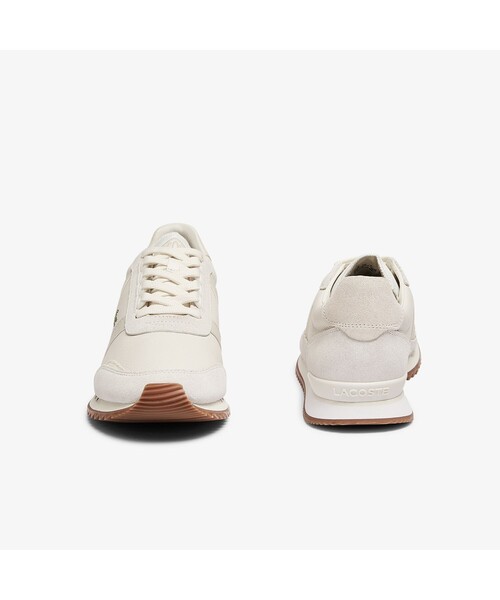 LACOSTE（ラコステ）の「メンズ PARTNER RETRO 0721 1（スニーカー・メンズ・オフホワイト/ホワイト×グリーン・26.5cm/28.0cm/27.0cm/28.5cm/25.5cm/25.0cm/26.0cm）」の11枚目の写真