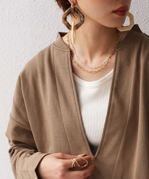 antiqua（アンティカ）の「×カットカフタンPO（Tシャツ/カットソー・レディース・ベージュ/オフホワイト/ダークグレー・FREE）」の7枚目の写真