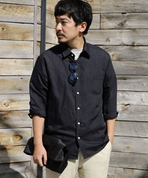 URBAN RESEARCH Sonny Label | ノルマンディーリネン七分袖シャツ(シャツ/ブラウス)