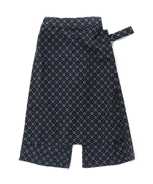 Otonato（オトナト）の「ラップ総柄パンツ 9分丈【親子でおそろいリンクコーデ】（その他パンツ・キッズ・ネイビー/レッド・90/100/110/120/130/140）」の2枚目の写真