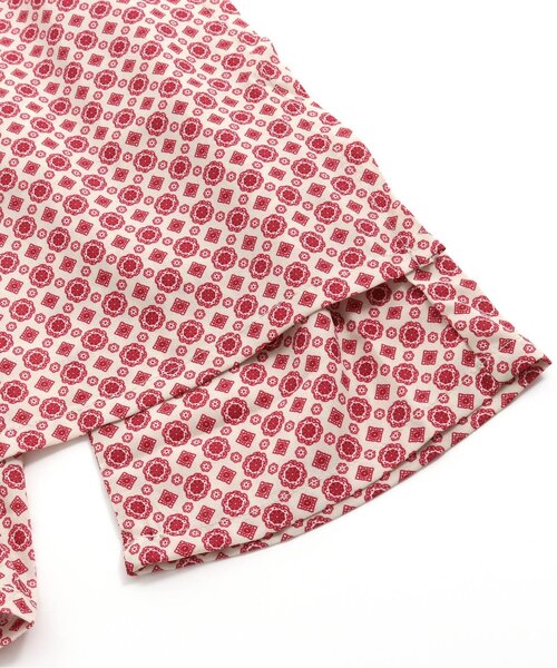 Otonato（オトナト）の「ラップ総柄パンツ 9分丈【親子でおそろいリンクコーデ】（その他パンツ・キッズ・ネイビー/レッド・90/100/110/120/130/140）」の8枚目の写真